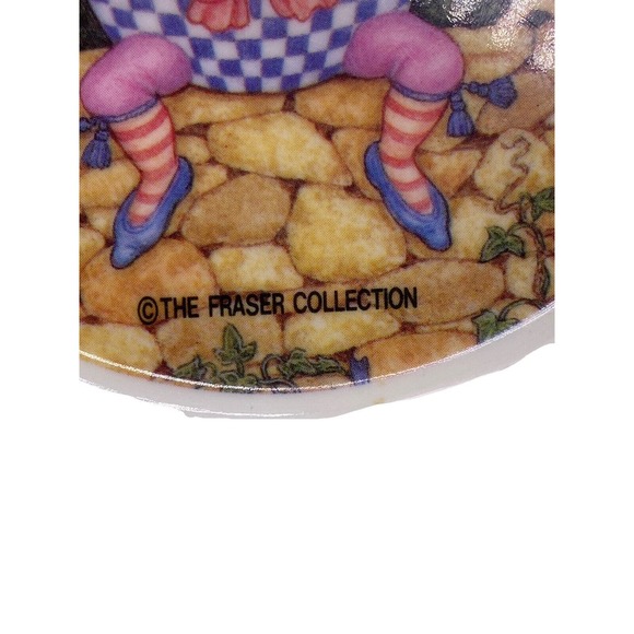 Vintage 1976 Fraser Nursery Rhyme & Eden Peter Rabbit Melamine Bowls Set Of 2 - Picture 6 of 10